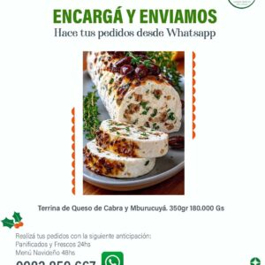 Terrina de Queso de Cabra y Mburucuyá