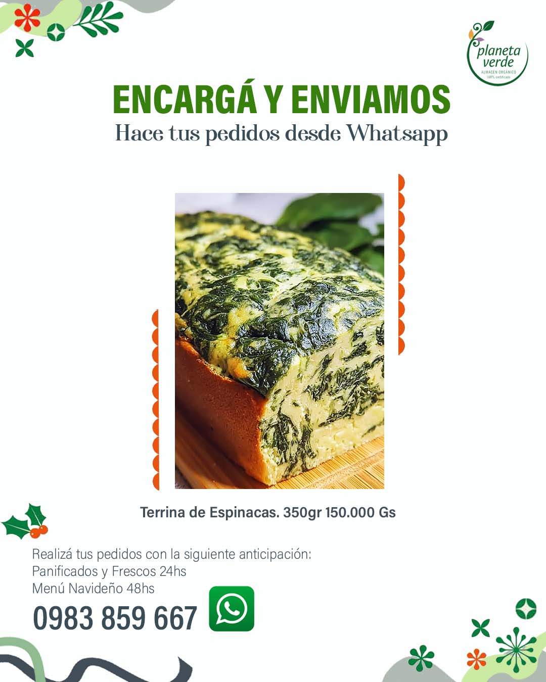 Terrina de Espinacas