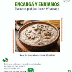 Salsa de Champiñones