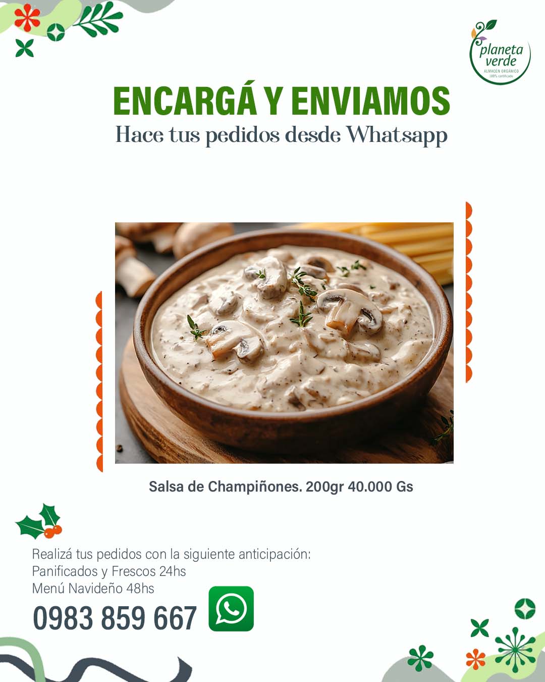 Salsa de Champiñones
