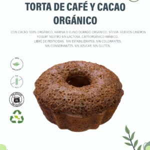 Torta de Café y Cacao 100% Orgánico