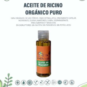 Aceite de Ricino 100% Puro y Orgánico