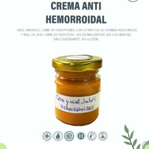 Crema Anti Hemorroidal- con Miel de Jatei